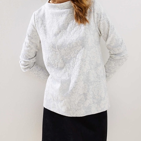 loft floral sweatshirt